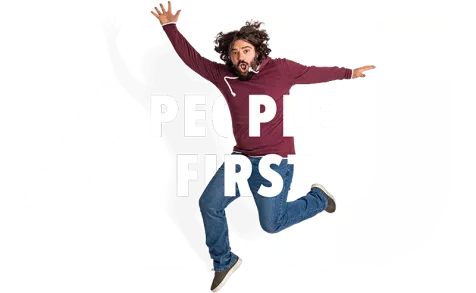 Jumping man